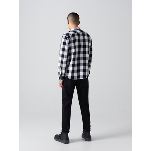 Cropp - Koszula w kratę - czarny Cropp XL wyprzedaż Cropp