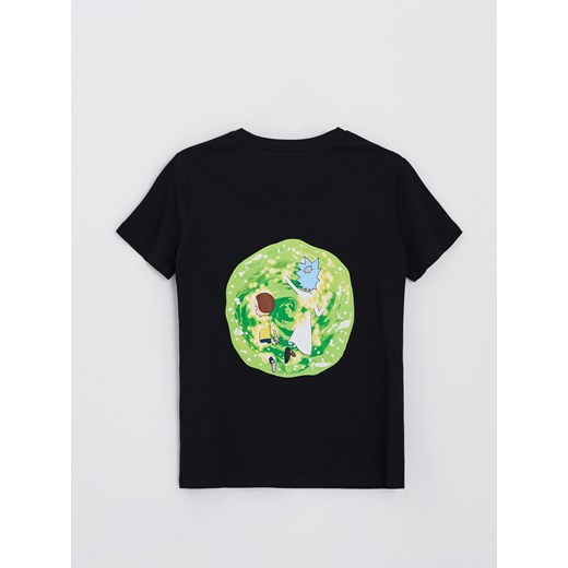 Cropp - Piżama dwuczęściowa Rick and Morty - czarny Cropp L wyprzedaż Cropp