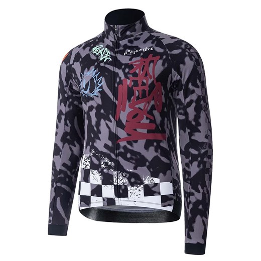 Protective Koszulka kolarska &quot;Jack Up&quot; w kolorze czarnym ze wzorem ze sklepu Limango Polska w kategorii T-shirty męskie - zdjęcie 175811830