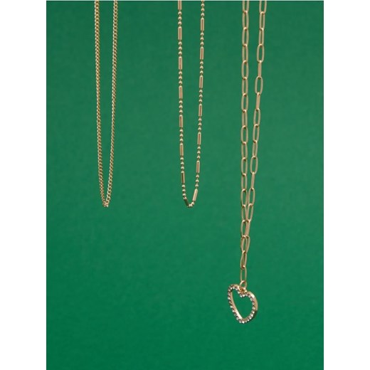 Sinsay - Naszyjnik 3 pack - złoty Sinsay One Size Sinsay