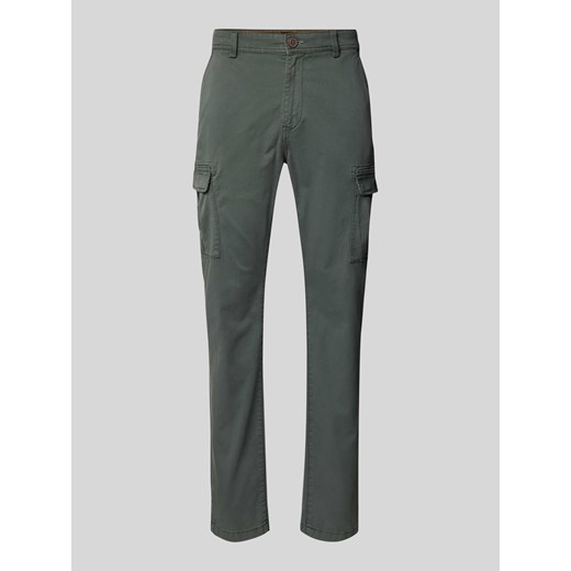 Spodnie o kroju regular fit z kieszeniami cargo model ‘YASUNI’ ze sklepu Peek&Cloppenburg  w kategorii Spodnie męskie - zdjęcie 175816464