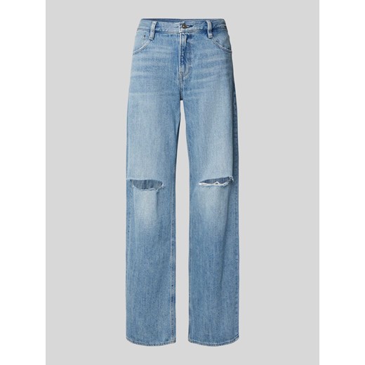 Jeansy o luźnym kroju z przetarciami model ‘Judee’ ze sklepu Peek&Cloppenburg  w kategorii Jeansy damskie - zdjęcie 175816470