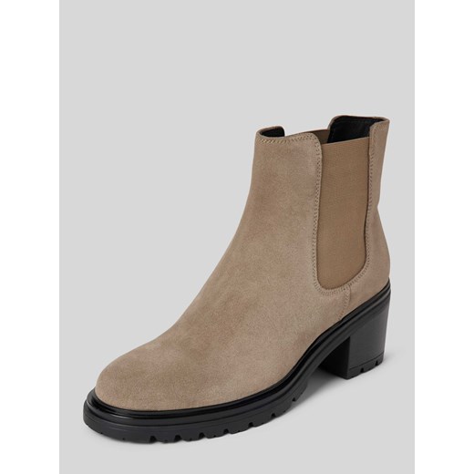 Buty skórzane z elastycznymi wstawkami model ‘DAMIANA’ ze sklepu Peek&Cloppenburg  w kategorii Botki - zdjęcie 175816534