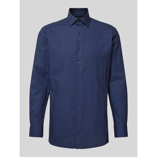 Koszula biznesowa o kroju regular fit z kołnierzykiem typu kent ze sklepu Peek&Cloppenburg  w kategorii Koszule męskie - zdjęcie 175816583