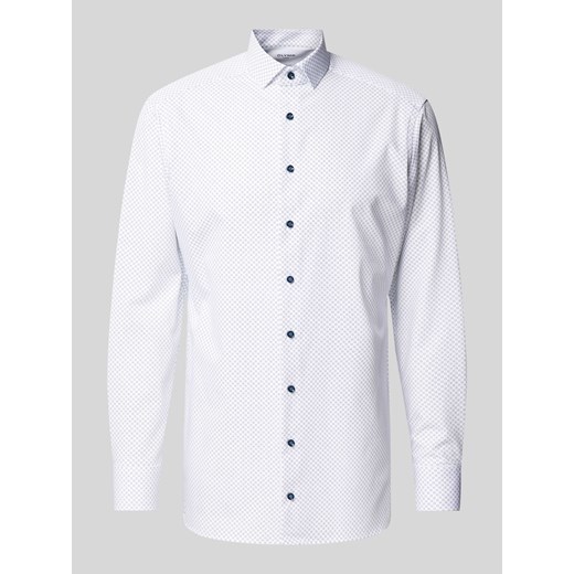 Koszula biznesowa o kroju Modern Fit z kołnierzykiem typu kent ze sklepu Peek&Cloppenburg  w kategorii Koszule męskie - zdjęcie 175817111