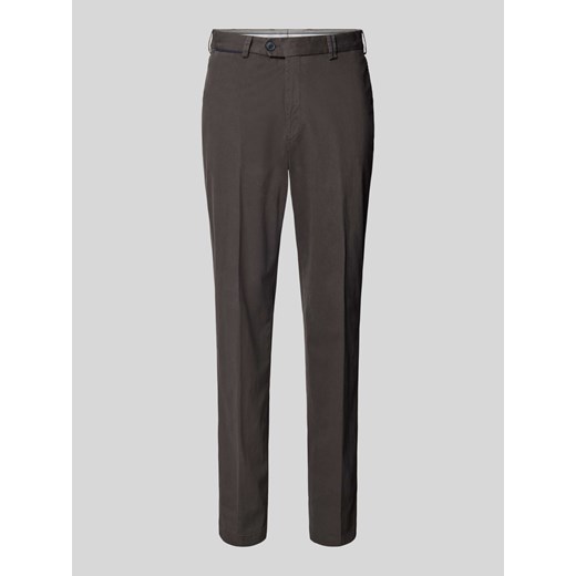 Chinosy o kroju slim fit w kant model ‘PEAKER’ ze sklepu Peek&Cloppenburg  w kategorii Spodnie męskie - zdjęcie 175817123