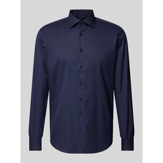 Koszula biznesowa o kroju regular fit z kołnierzykiem typu kent ze sklepu Peek&Cloppenburg  w kategorii Koszule męskie - zdjęcie 175818311