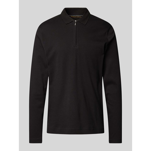 Koszulka polo z krótkim zamkiem błyskawicznym ze sklepu Peek&Cloppenburg  w kategorii T-shirty męskie - zdjęcie 175818753