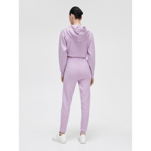 Cropp - Spodnie dresowe - fioletowy Cropp XS okazja Cropp