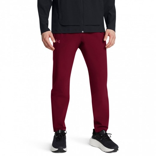 Męskie spodnie do biegania Under Armour UA Outrun The Storm Pants - czerwone Under Armour M Sportstylestory.com