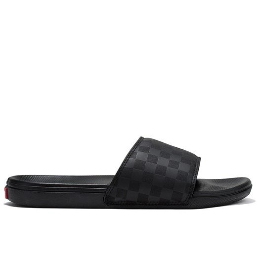 Klapki Vans Checkerboard La Costa Slide-On VN0A5HF52761 - czarne ze sklepu streetstyle24.pl w kategorii Klapki męskie - zdjęcie 175826974