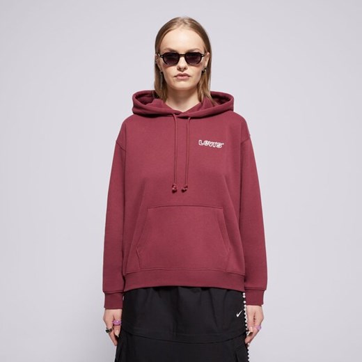 LEVI&#039;S BLUZA Z KAPTUREM GRAPHIC EVERYDAY HOODIE REDS ze sklepu Sizeer w kategorii Bluzy damskie - zdjęcie 175827404