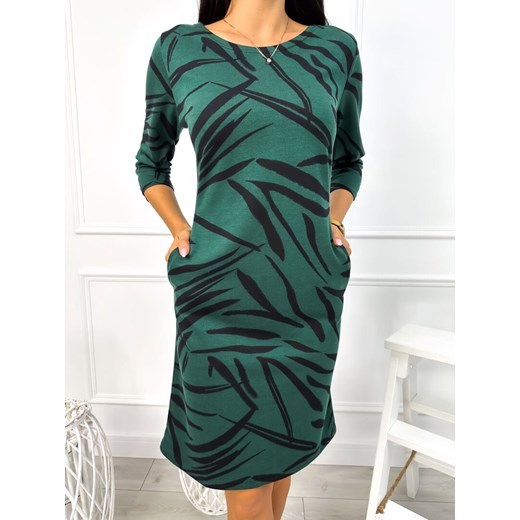 Sukienka Modnakiecka.pl mini casualowa z długimi rękawami 