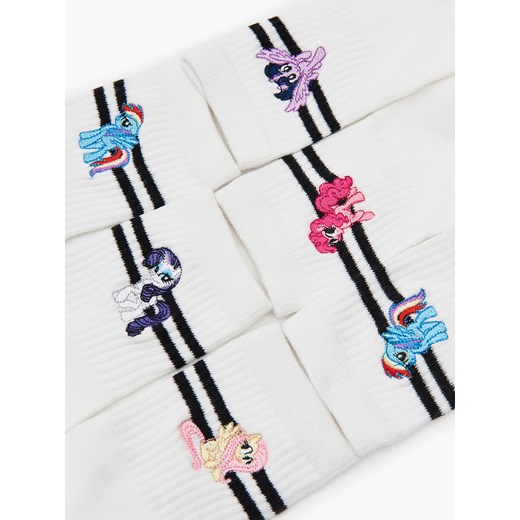 Cropp - 5 pack skarpet My Little Pony - biały Cropp 39-41 promocyjna cena Cropp