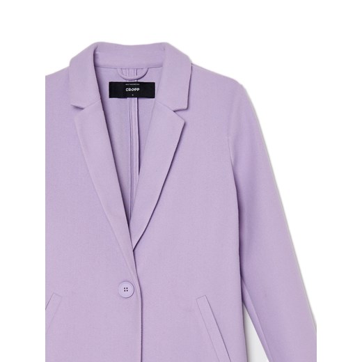 Cropp - Liliowy płaszcz - fioletowy Cropp XL okazyjna cena Cropp