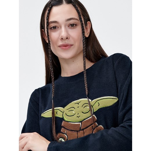 Cropp - Długa piżama Baby Yoda - czarny Cropp L okazja Cropp