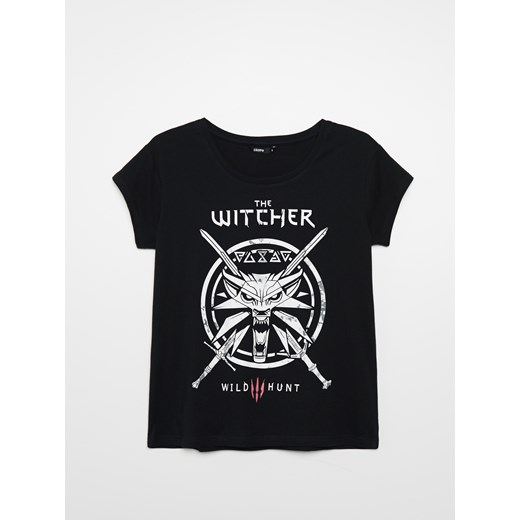 Cropp - Piżama dwuczęściowa The Witcher - czarny Cropp M okazja Cropp