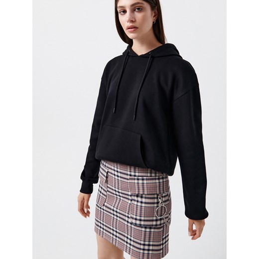 Cropp - Spódnica mini w kratę - beżowy Cropp M promocyjna cena Cropp
