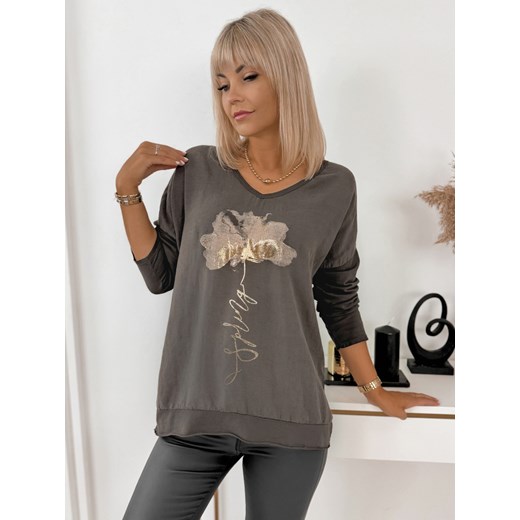 Bluzka damska z długimi rękawami 