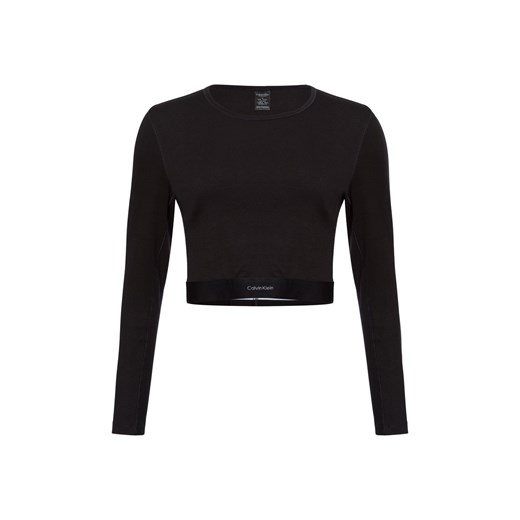 Calvin Klein Damska bielizna nocna Kobiety Bawełna czarny jednolity ze sklepu vangraaf w kategorii Biustonosze - zdjęcie 175848614