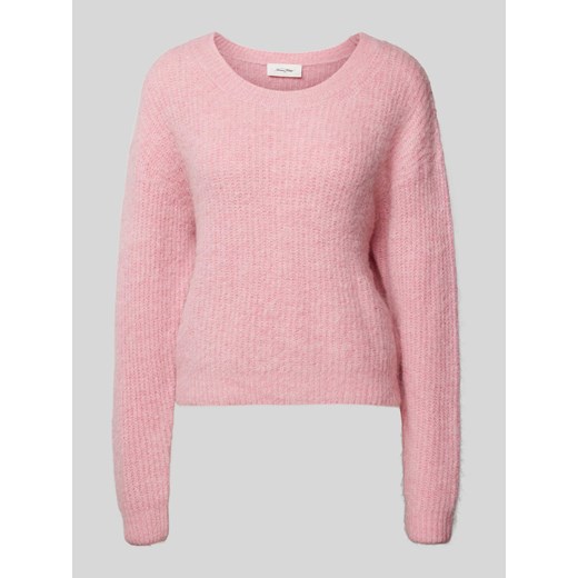 Sweter z dzianiny z prążkowanymi wykończeniami ze sklepu Peek&Cloppenburg  w kategorii Swetry damskie - zdjęcie 175850632