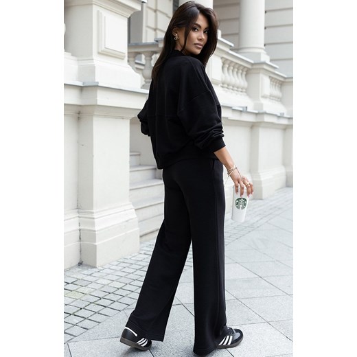 Czarny dwuczęściowy komplet dresowy damski MISTY D33, Kolor czarny, Rozmiar M/L, Ivon ze sklepu Primodo w kategorii Komplety i garnitury damskie - zdjęcie 175851733