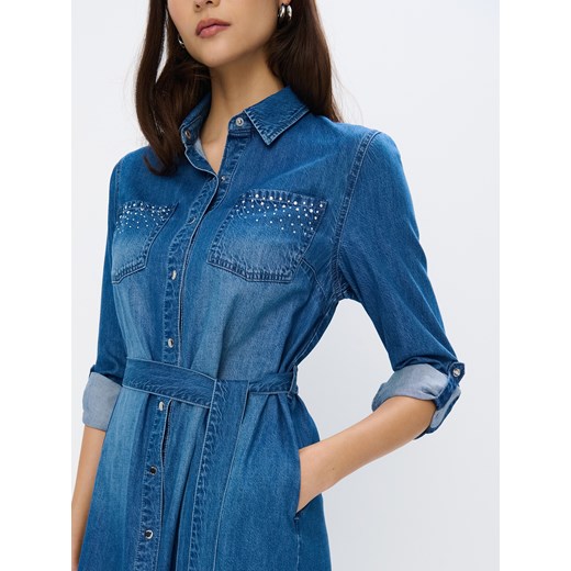 Sukienka Mohito jeansowa mini 