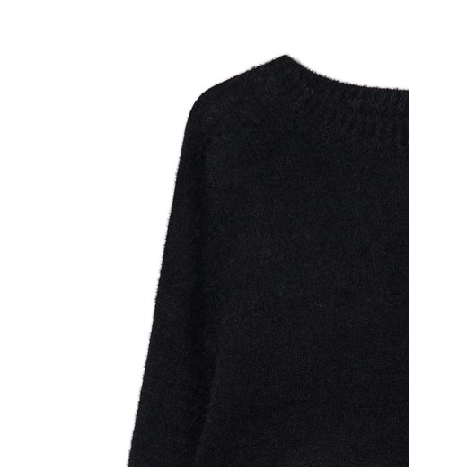 Cropp - Czarny gładki sweter - czarny Cropp XL Cropp