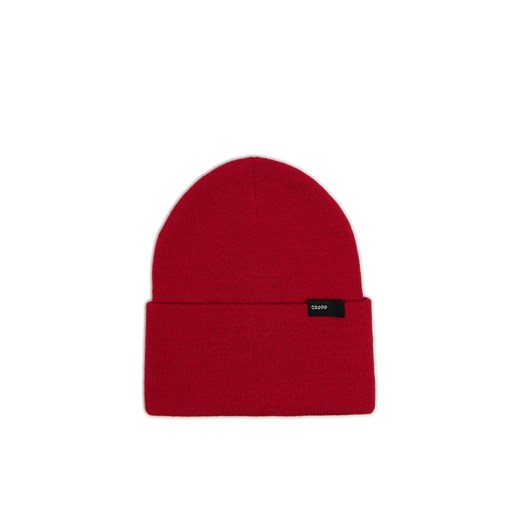 Cropp - Czerwona czapka beanie - czerwony Cropp Uniwersalny Cropp