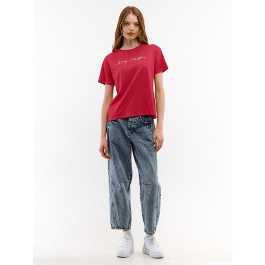 Bluzka damska Gate z okrągłym dekoltem 