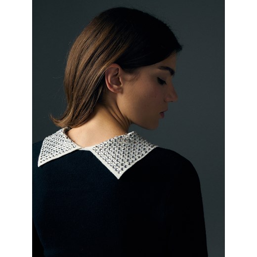 Sweter damski Reserved z kołnierzykiem na zimę 