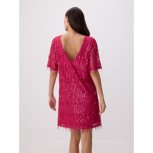 Sukienka Reserved z okrągłym dekoltem 