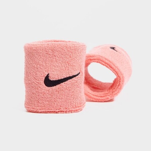 NIKE OPASKA SWOOSH 2PK WB PNK/GRY NIKE HEAD/WRIST BANDS Nike ONE SIZE JD Sports