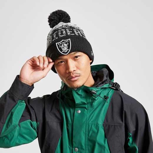 NEW ERA NFL LAS VEGAS RAIDERS POM BEANIE HAT OAKLAND RAIDERS New Era ONE SIZE JD Sports
