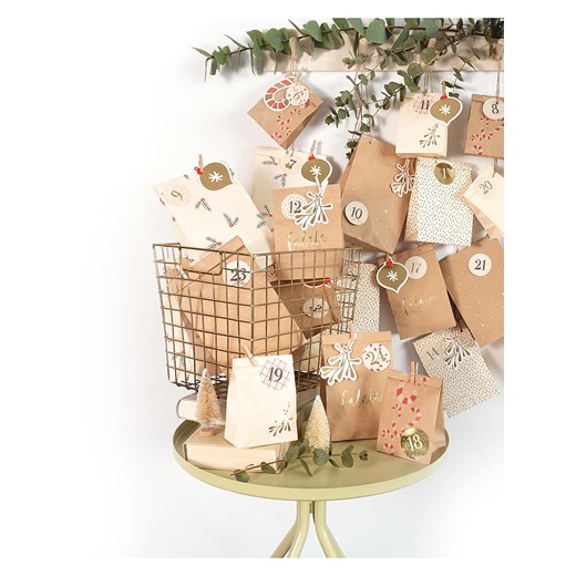 Folia 97-częściowy kalendarz adwentowy &quot;Falala&quot; w kolorze Folia onesize wyprzedaż Limango Polska