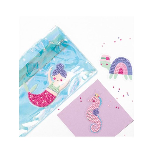 Folia Zestaw &quot;MERMAID&quot; do malowania diamentami w różnych kolorach Folia onesize Limango Polska okazyjna cena