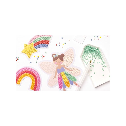 Folia Zestaw "RAINBOW" do malowania diamentami w różnych kolorach Folia onesize okazyjna cena Limango Polska