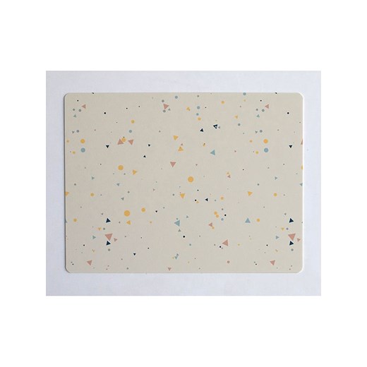 The Wild Hug Podkładka &quot;Tiny Geometry&quot; w kolorze beżowym ze wzorem na biurko - 55 x 35 cm ze sklepu Limango Polska w kategorii Akcesoria biurowe - zdjęcie 175875550