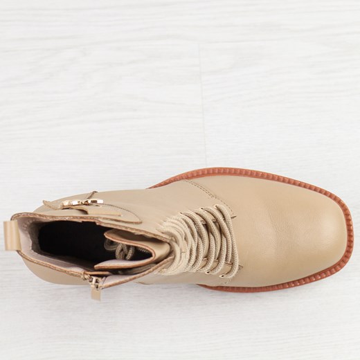 Botki Jezzi na zimę eleganckie z zamkiem