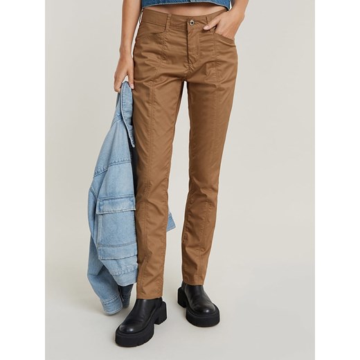 G-Star Spodnie chino w kolorze jasnobrązowym ze sklepu Limango Polska w kategorii Spodnie damskie - zdjęcie 175898661