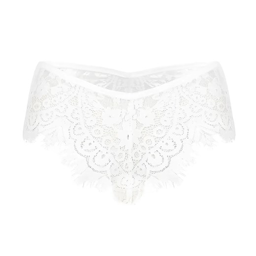 Luźne koronkowe majtki stringi - Biały / S ze sklepu Valetta.pl w kategorii Majtki damskie - zdjęcie 175900054