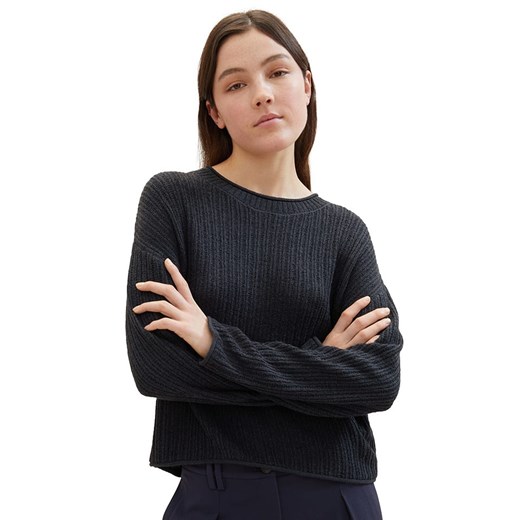 Tom Tailor Sweter w kolorze granatowym ze sklepu Limango Polska w kategorii Swetry damskie - zdjęcie 175910731