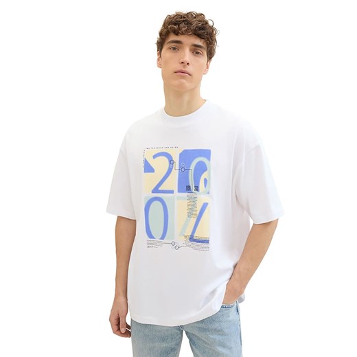 Tom Tailor Denim t-shirt męski z krótkimi rękawami