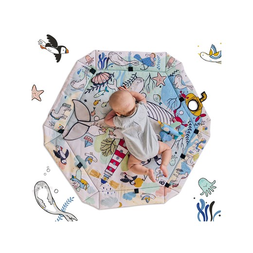 Kinderkraft Mata 3w1 "Smartplay Sea" do zabawy - 0+ Kinderkraft onesize okazja Limango Polska