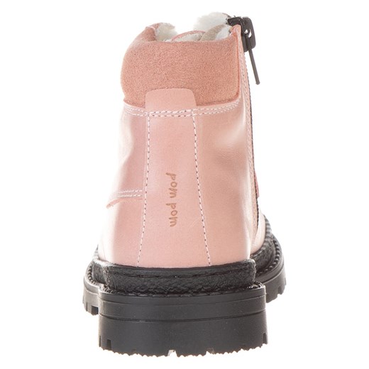 Buty zimowe dziecięce Pom Pom skórzane na zimę 