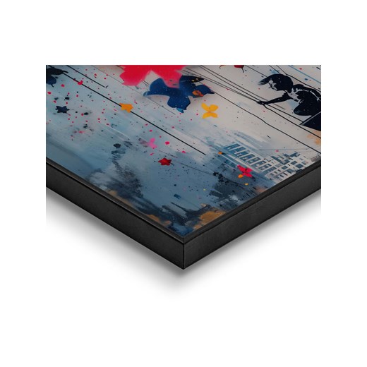 Orangewallz Druk artystyczny &quot;Bright Butterflies&quot; w ramce - 40 x 50 cm Orangewallz onesize Limango Polska okazja