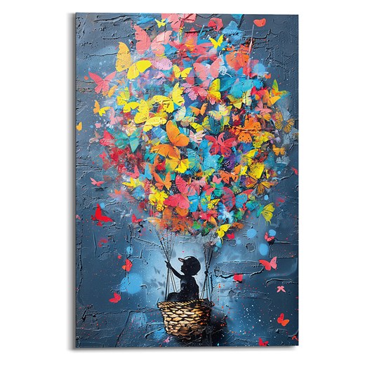 Orangewallz Druk artystyczny &quot;Balloon Kid&quot; ze sklepu Limango Polska w kategorii Obrazy - zdjęcie 175916903