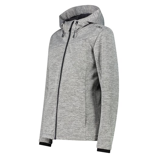 Kurtka damska CMP szara z kapturem krótka 