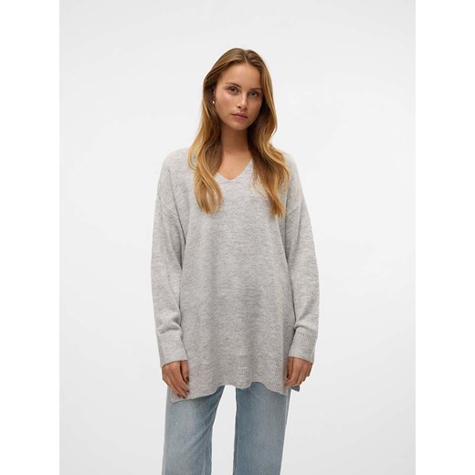 Vero Moda Sweter w kolorze jasnoszarym ze sklepu Limango Polska w kategorii Swetry damskie - zdjęcie 175917772