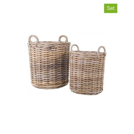 House Nordic Kosze (2 szt.) w kolorze jasnobrązowym ze sklepu Limango Polska w kategorii Pojemniki kuchenne - zdjęcie 175917990